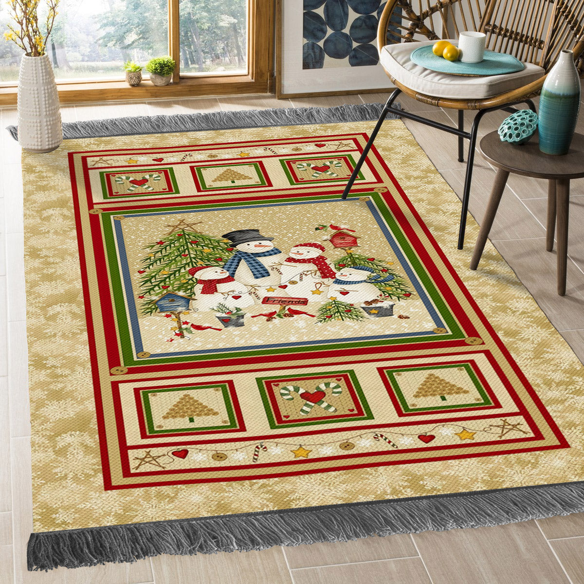 Snowman NT0510279O Decorative Floor-cloth