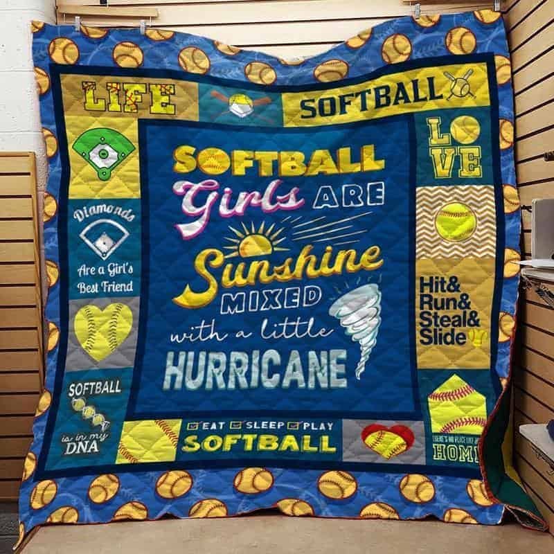 Softball CLA1610755Q Quilt Blanket