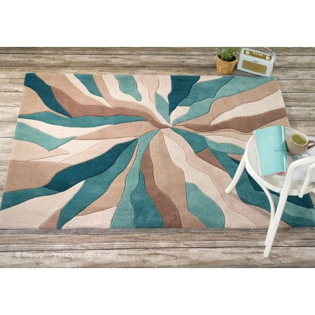 Splinter Teal CLA24101238R Rug