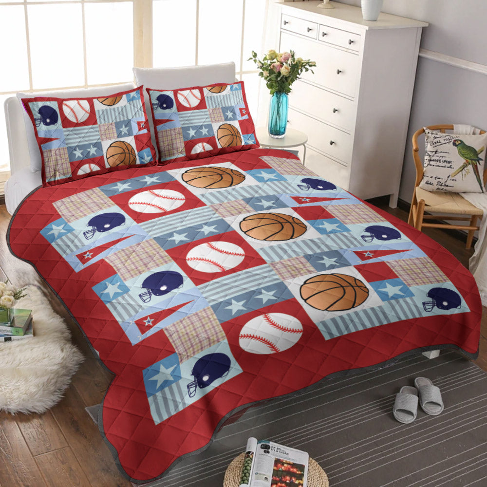 Sports CLM0210223B Quilt Bedding Set