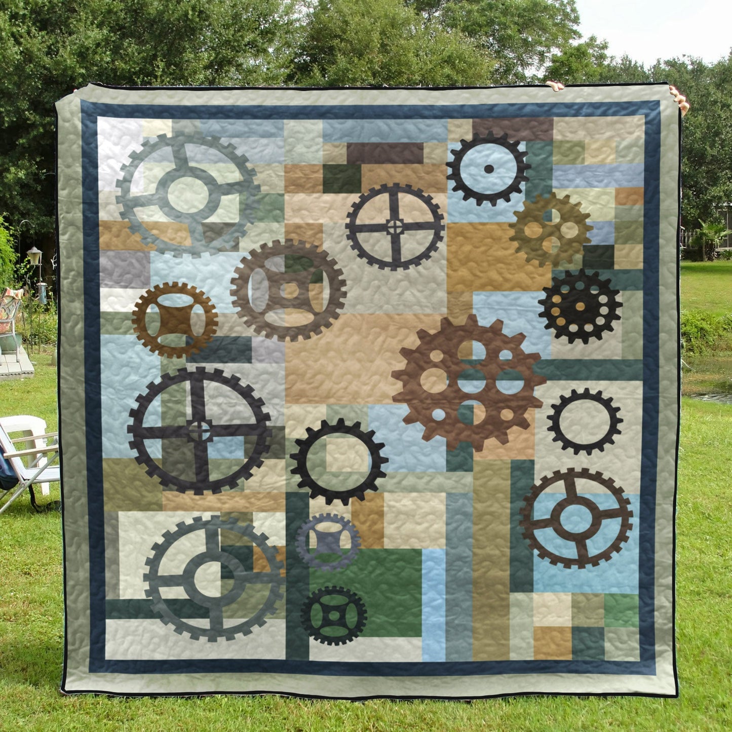 Steampunk CLM190665 Quilt Blanket
