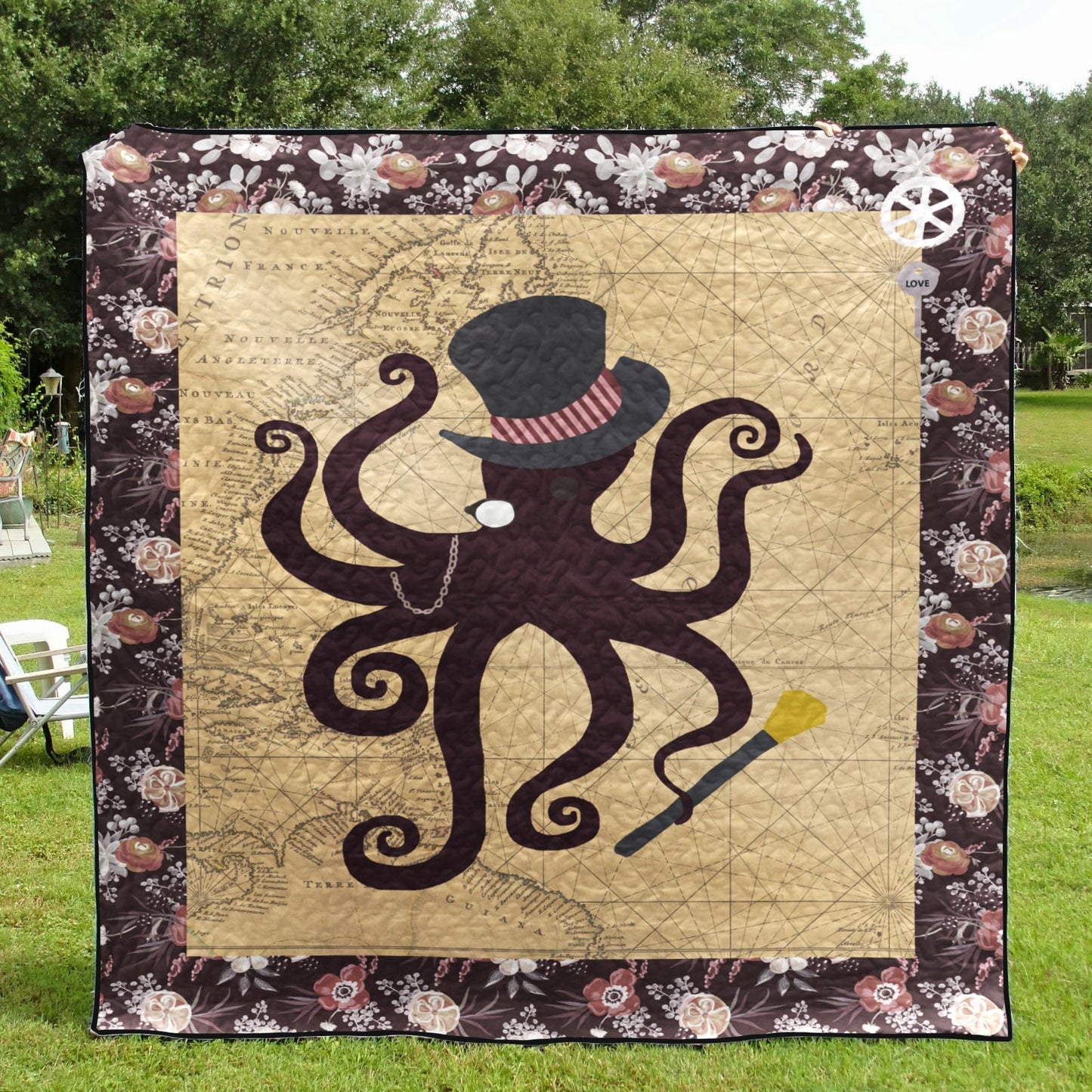 Steampunk Octopus CLM210635 Quilt Blanket