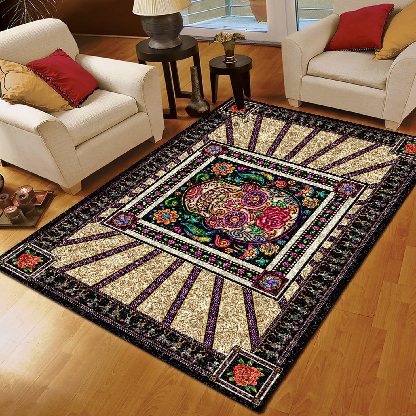 Sugar Skull QN170855M Rug