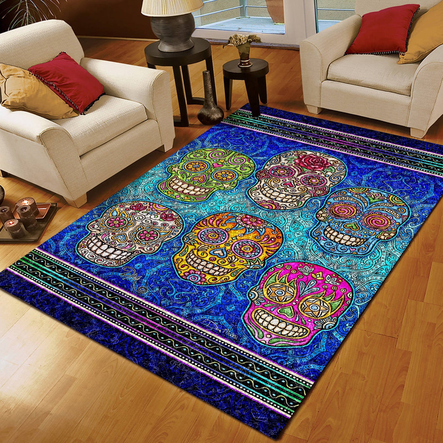 Sugar Skull QN170857M Rug