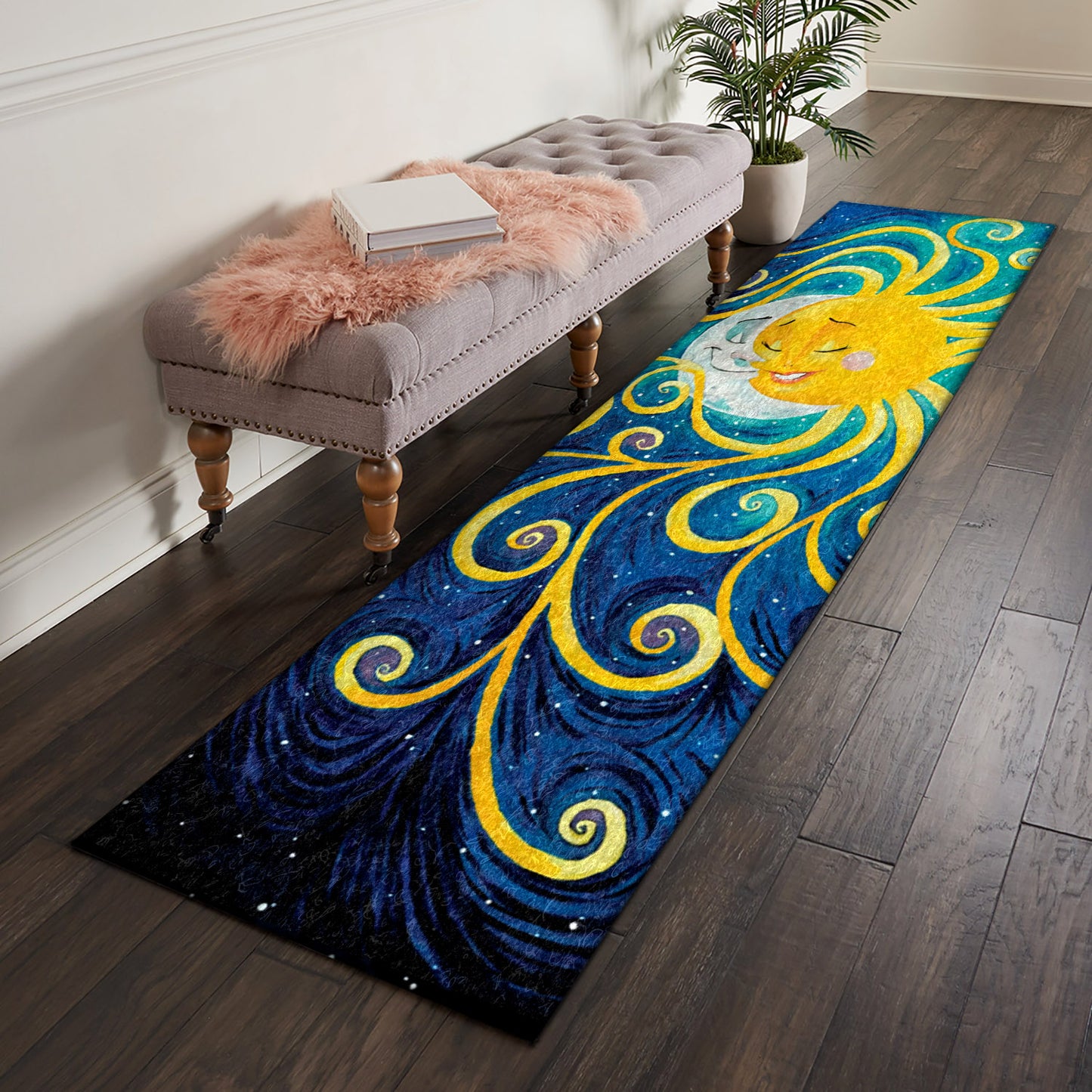 Sun And Moon HT280925N Runner Rug