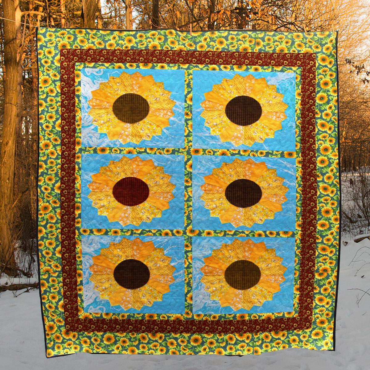 Sunflower CLM0910186 Quilt Blanket