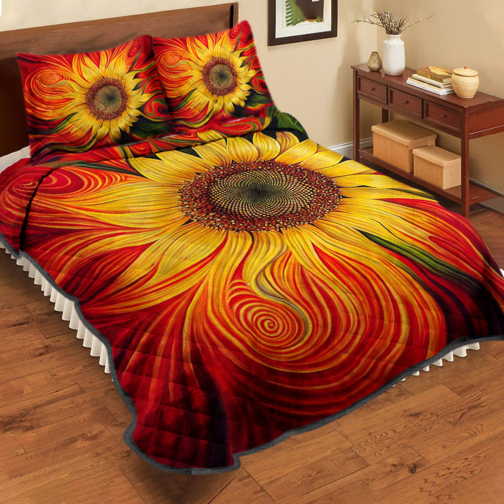 Sunflower Quilt Bedding Set TL090913