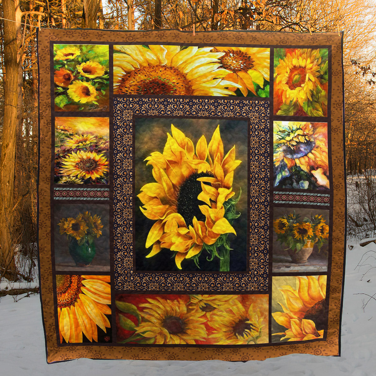 Sunflower TD2809850 Quilt Blanket