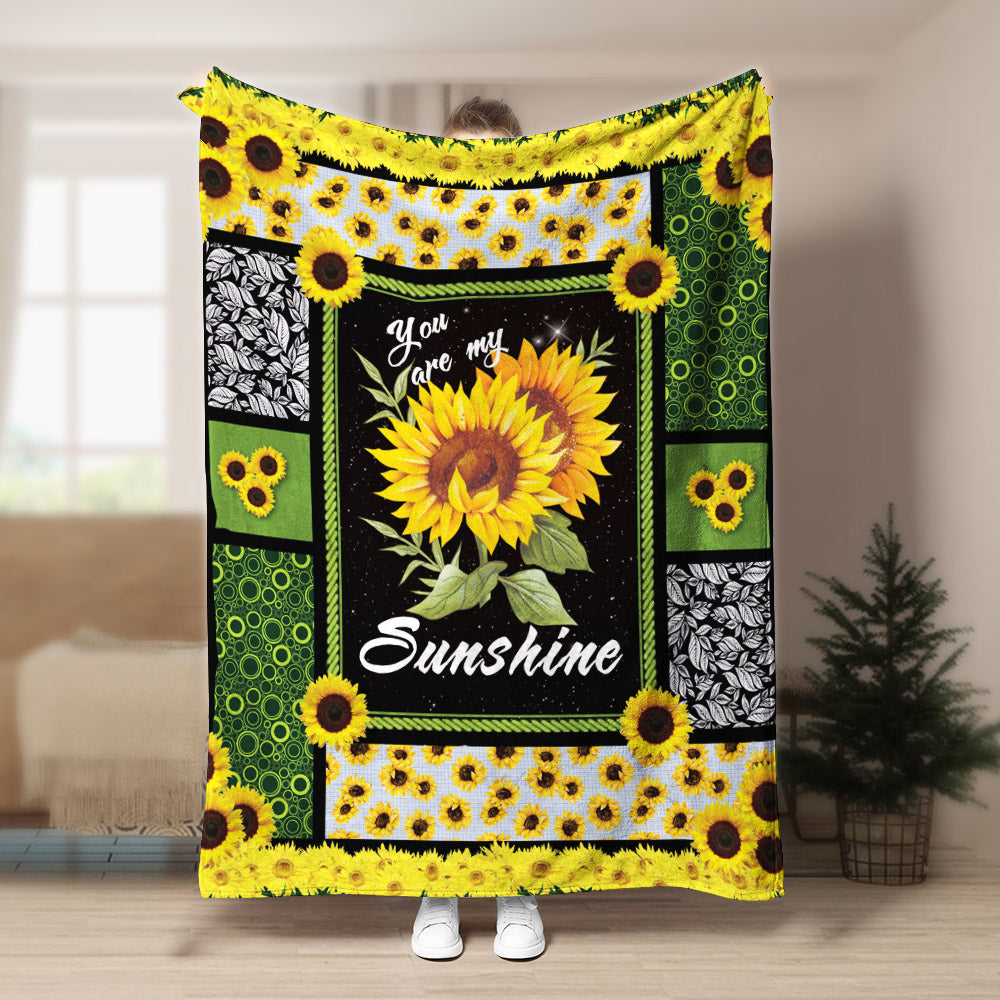 Sunflower CLA150851f Sherpa Fleece Blanket