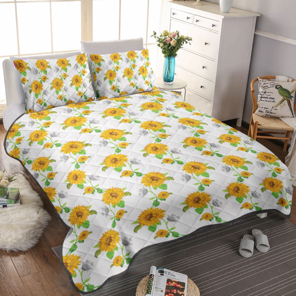 Sunflower CLG1010060B Quilt Bedding Set