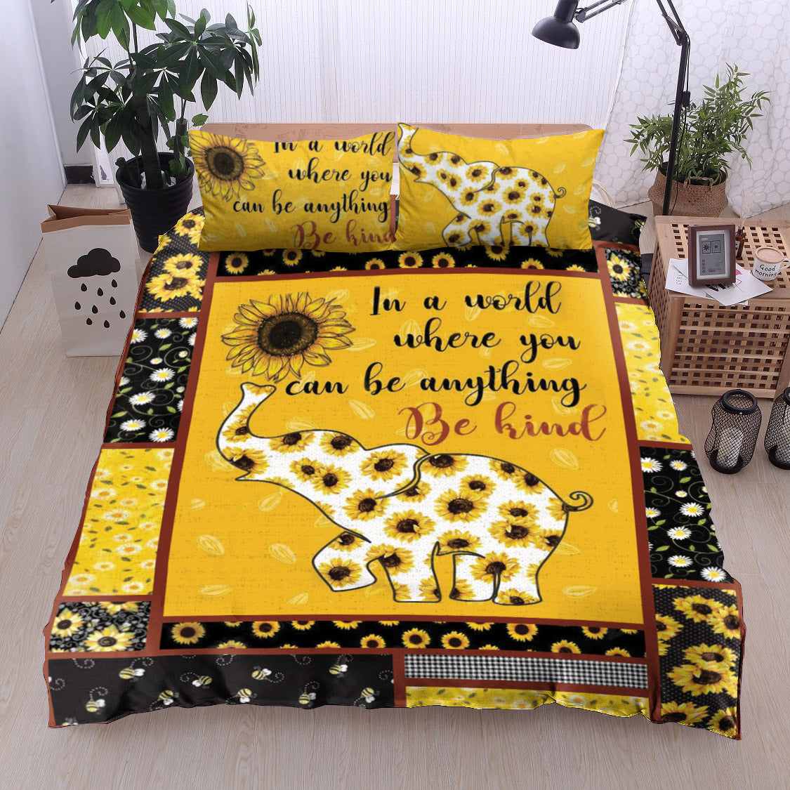 Sunflower Elephant BL1909138B Bedding Sets