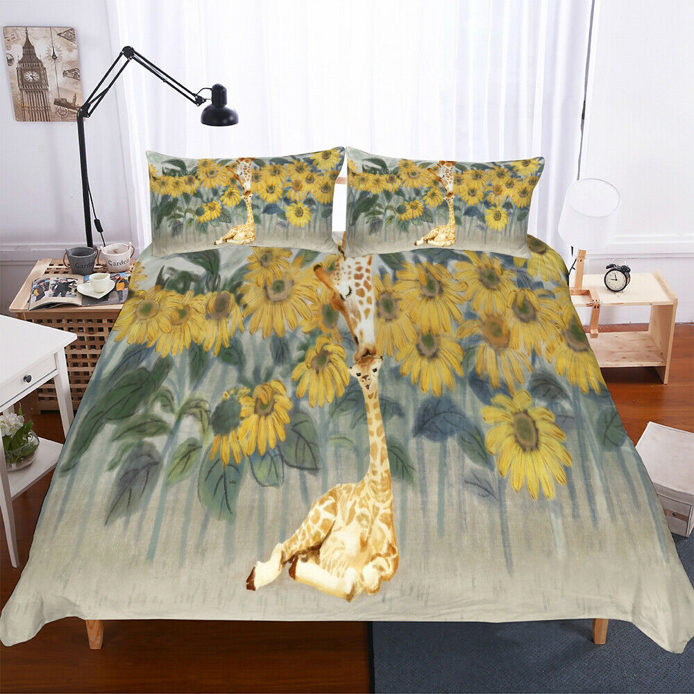 Sunflower Giraffe CLA2809425B Bedding Sets