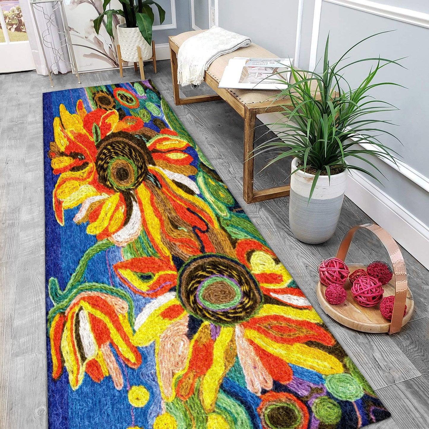 Sunflower HM1910027N Runner Rug