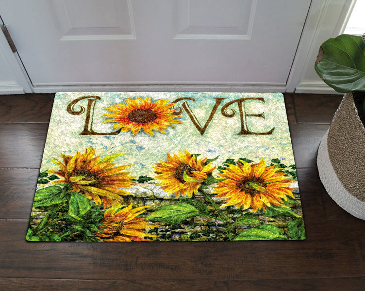 Sunflower Love ML05100140D Non-slip Door mats