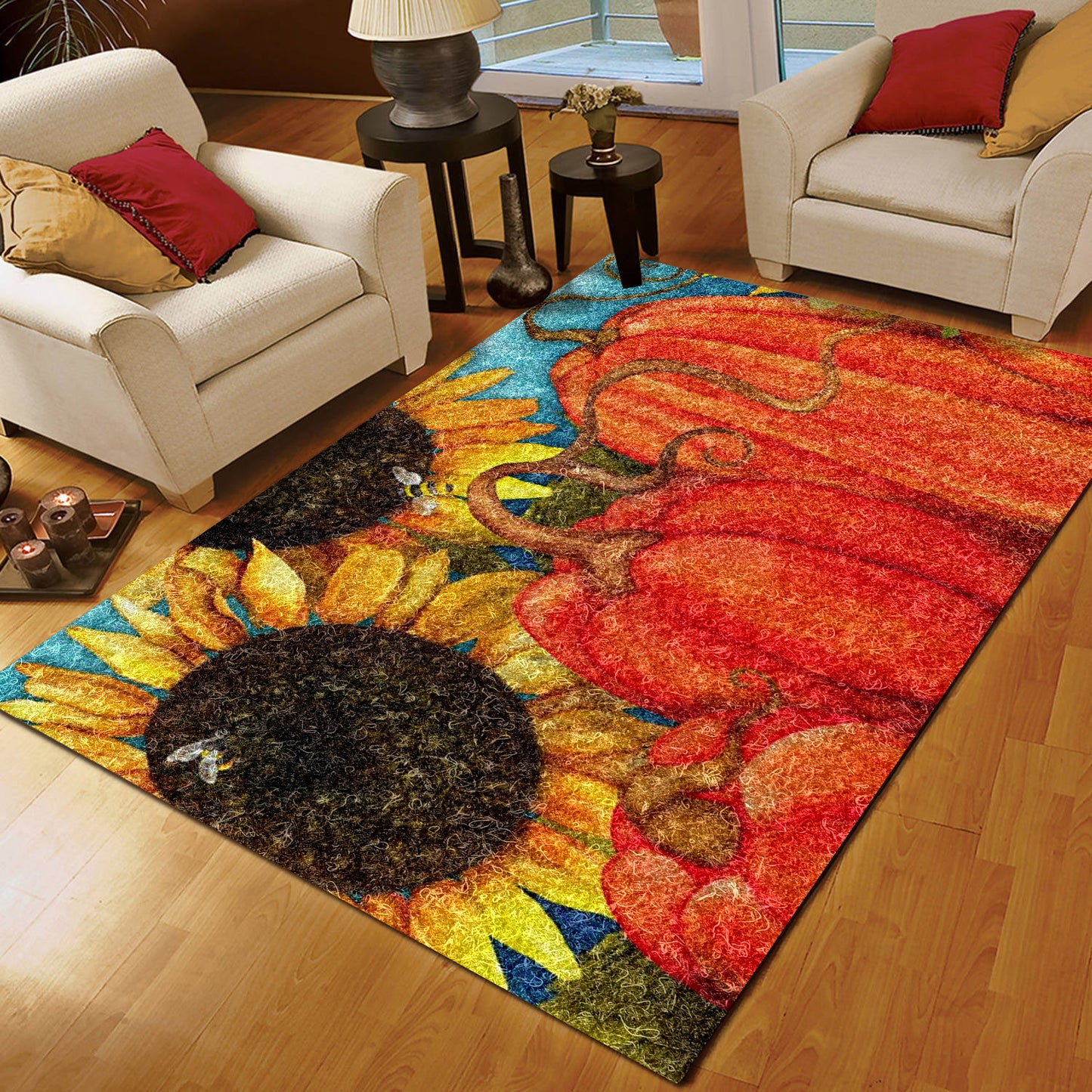 Sunflower Pumpkins HN0709122R Rug