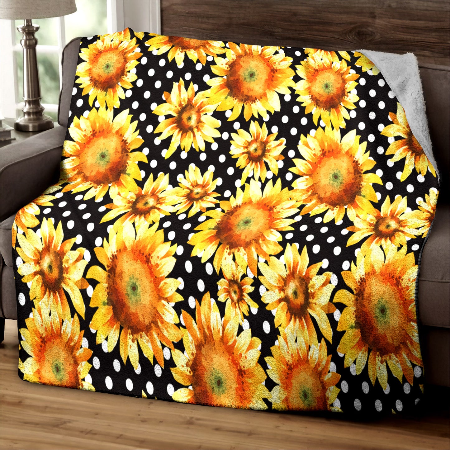 Sunflower TL220848TT Sherpa Fleece Blanket