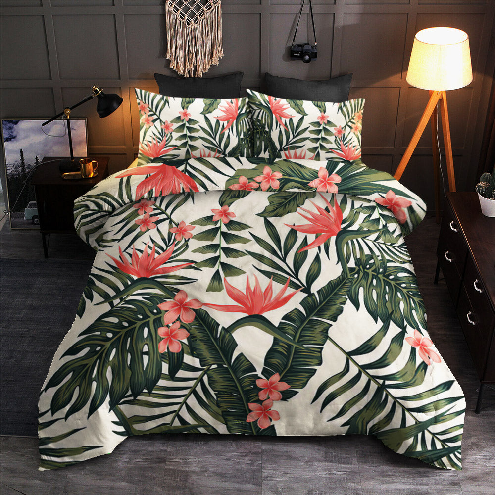 Sweet Tropical Flower Palm Leaves CLA19100569B Bedding Sets