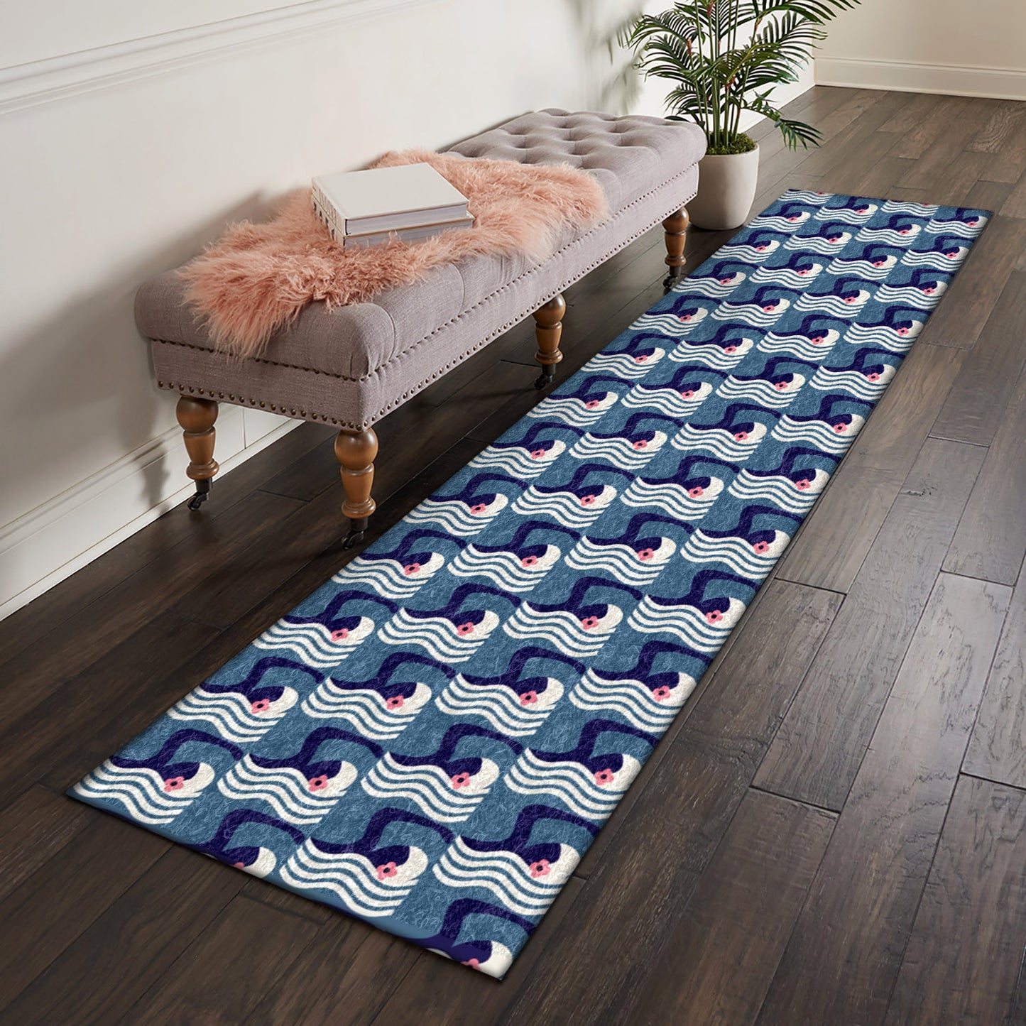 Swimming HT1510042N Runner Rug