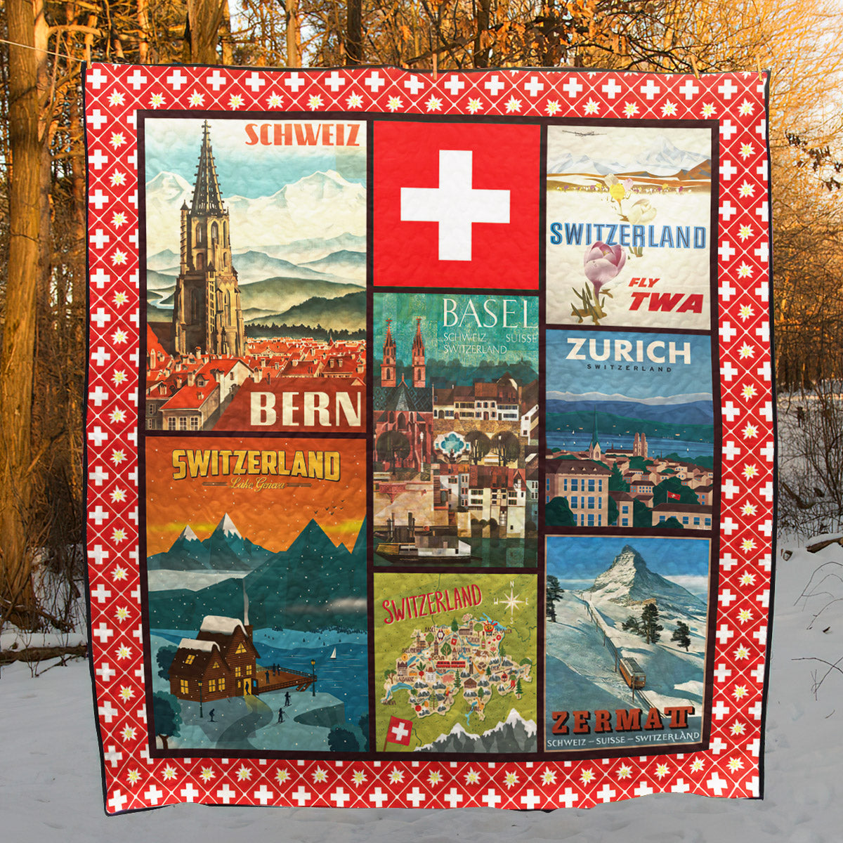 Switzerland BI010709B TBG Quilt Blanket