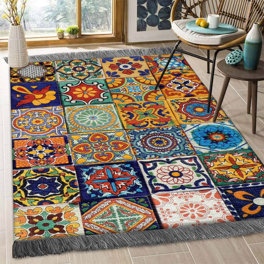 Talavera TL1510177F Decorative Floor-cloth