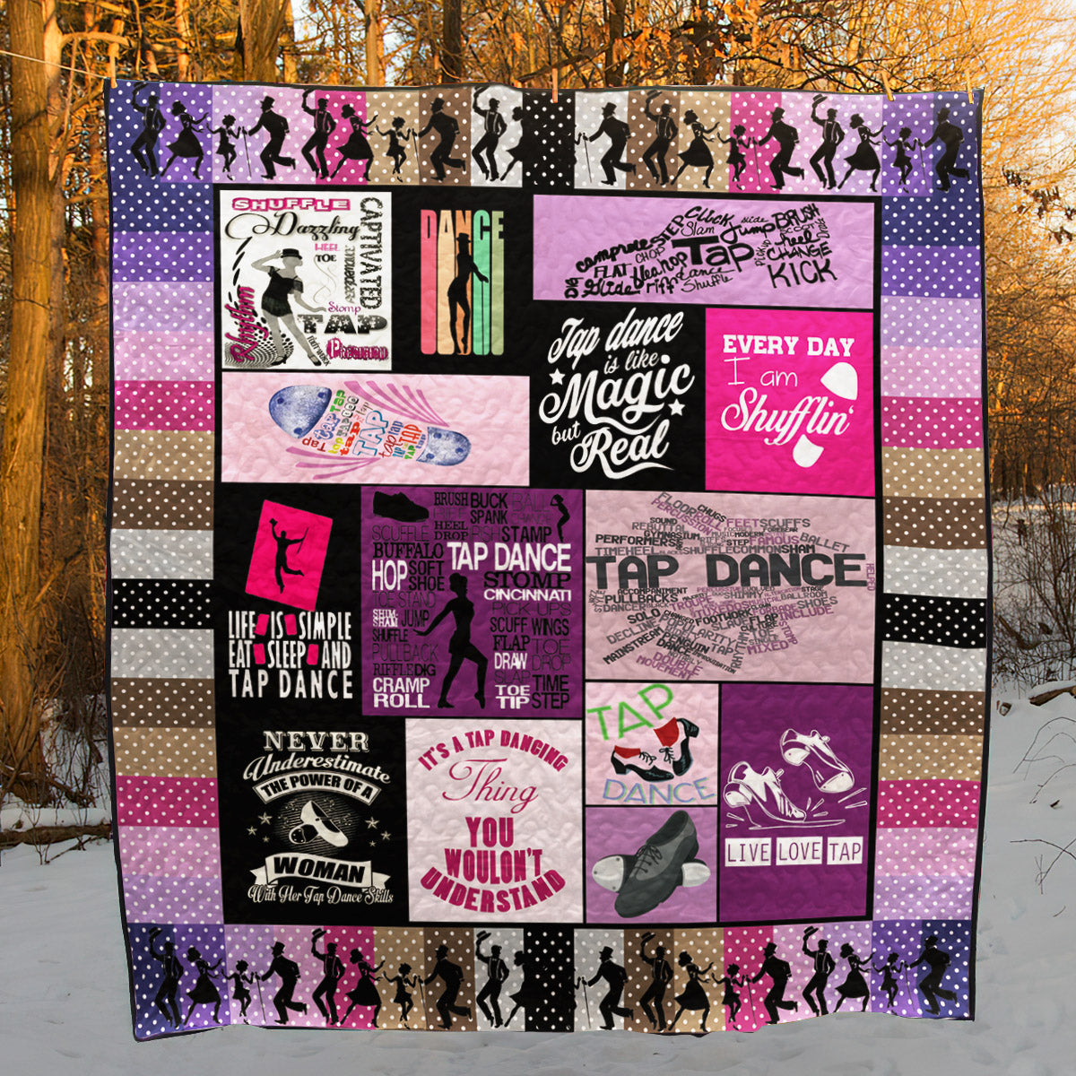 Tap Dance CLT170665 Quilt Blanket