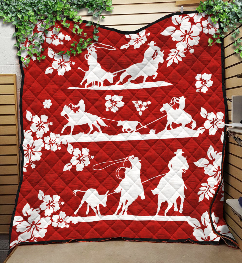 Team Roping Quilt Blanket HM160904M