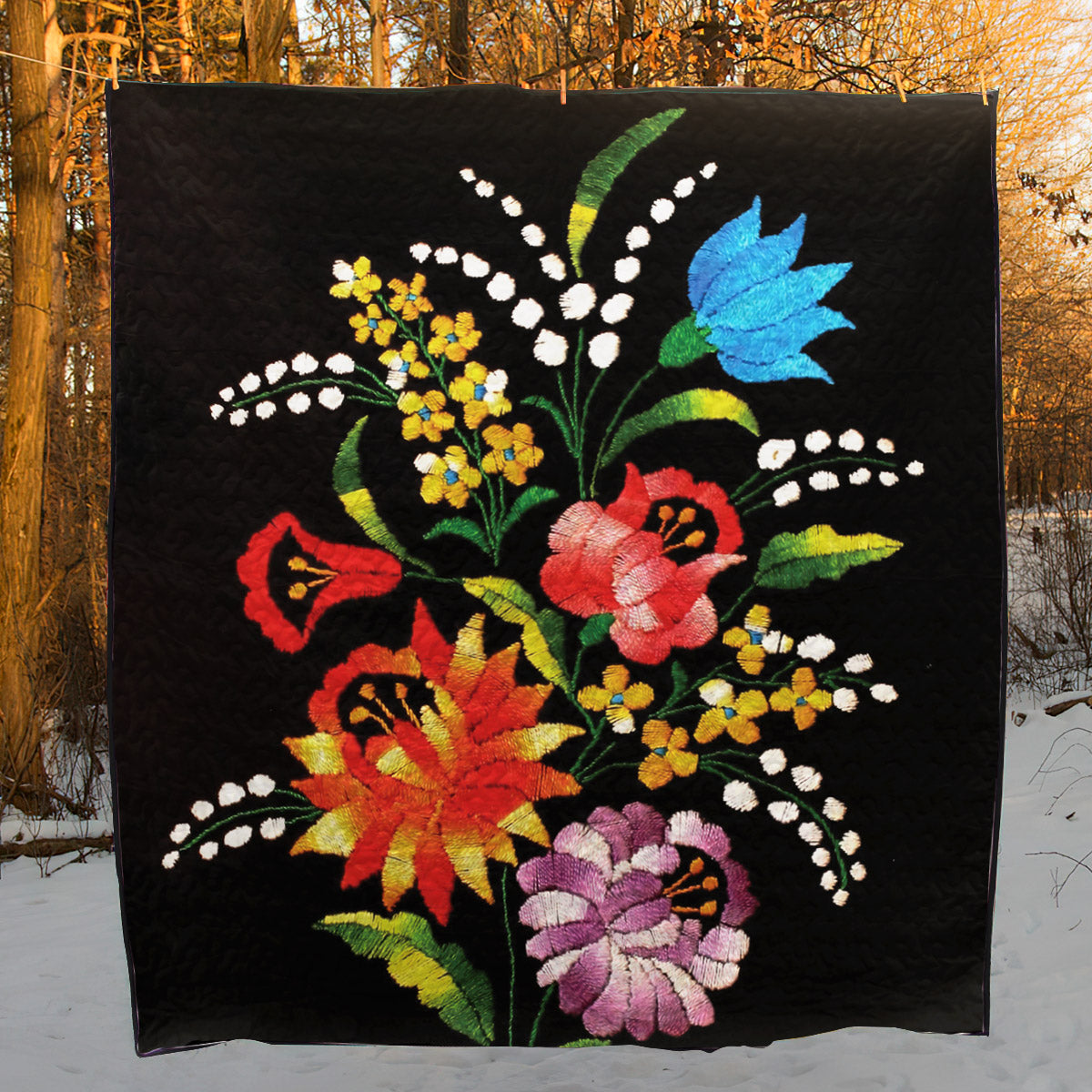 The Treasures Of Hungarian Culture CLA1710557Q Quilt Blanket