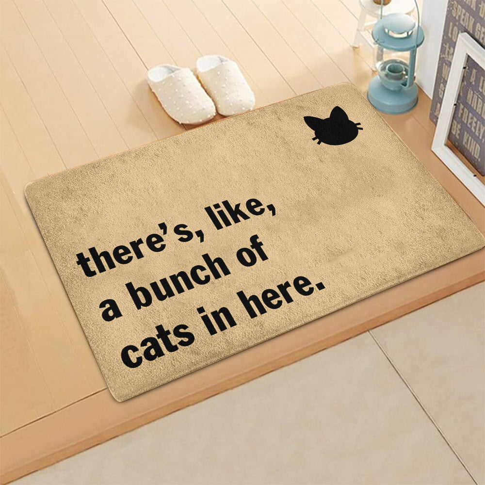 There like a bunch of cats in here CLA1710013D Non-slip Door mats