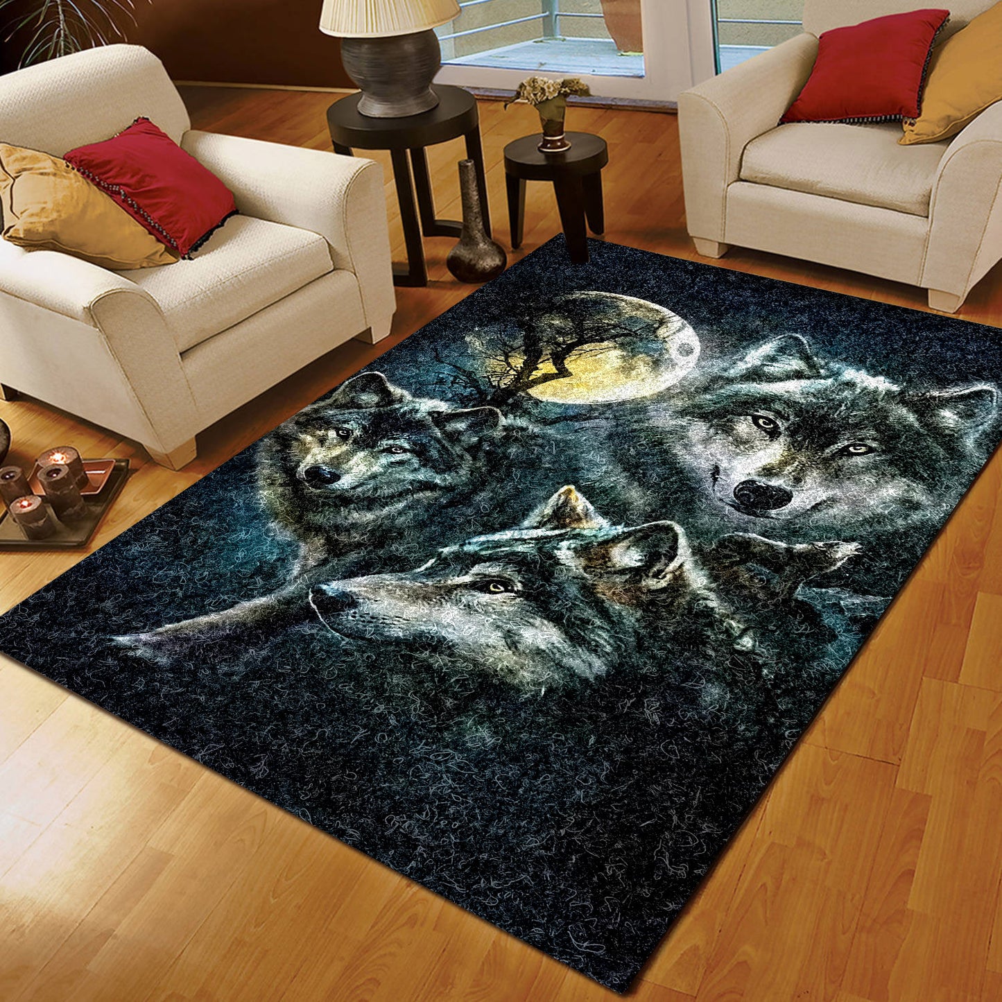 Three Wolf Moon HM160865M Rug