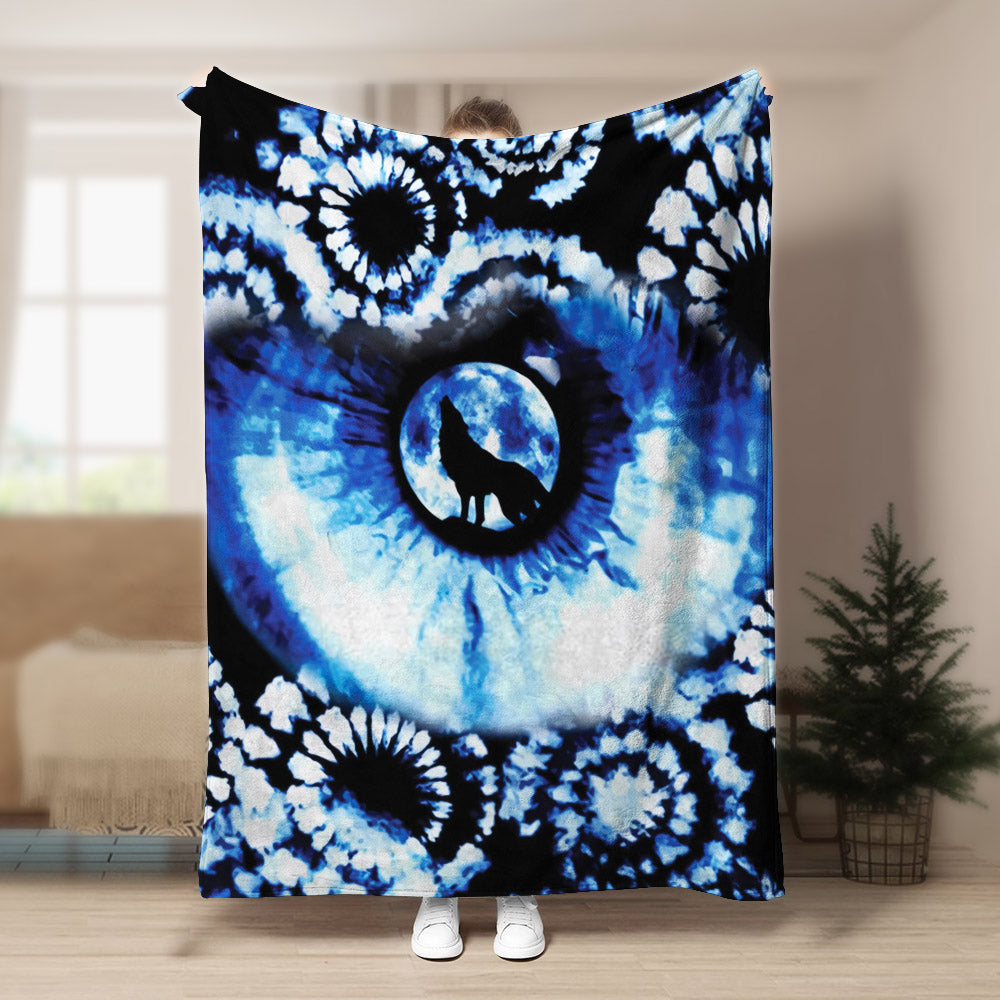 Tie Dye CLA21100209F Sherpa Fleece Blanket