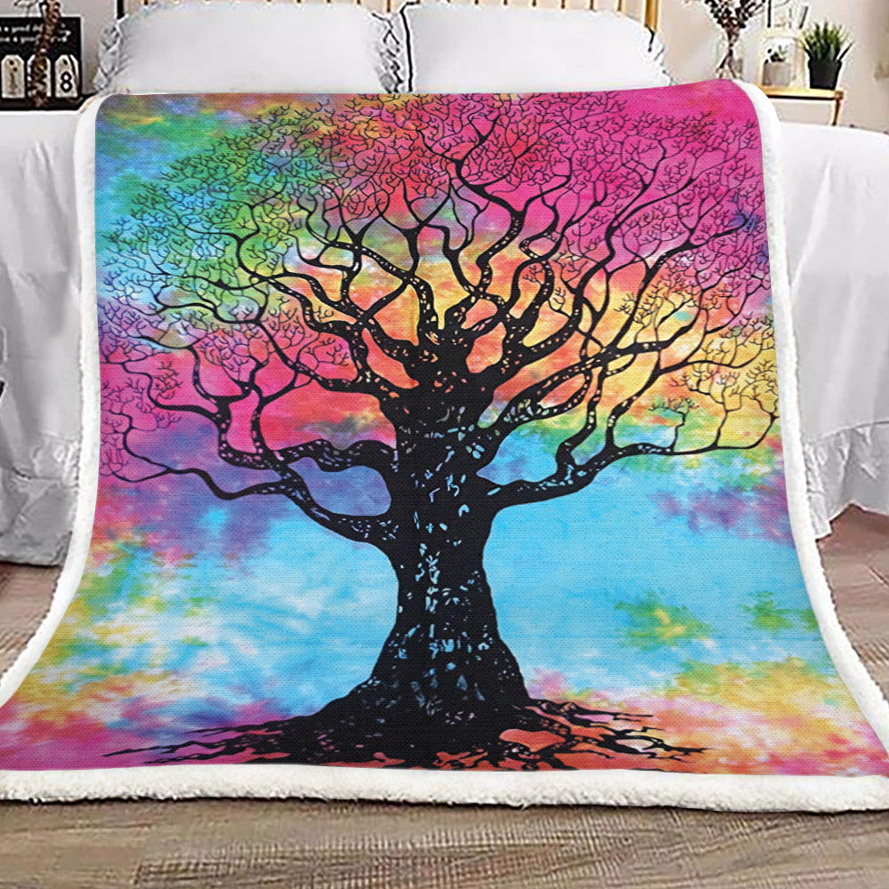 Tie Dye NN1110152TT Sherpa Fleece Blanket