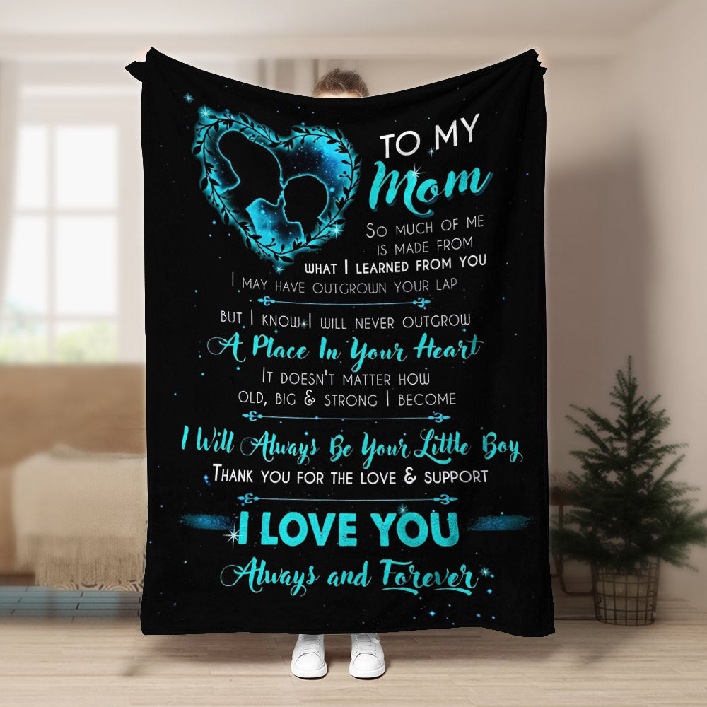 To my Mom I will always be your little boy CLA1910172F Sherpa Fleece Blanket