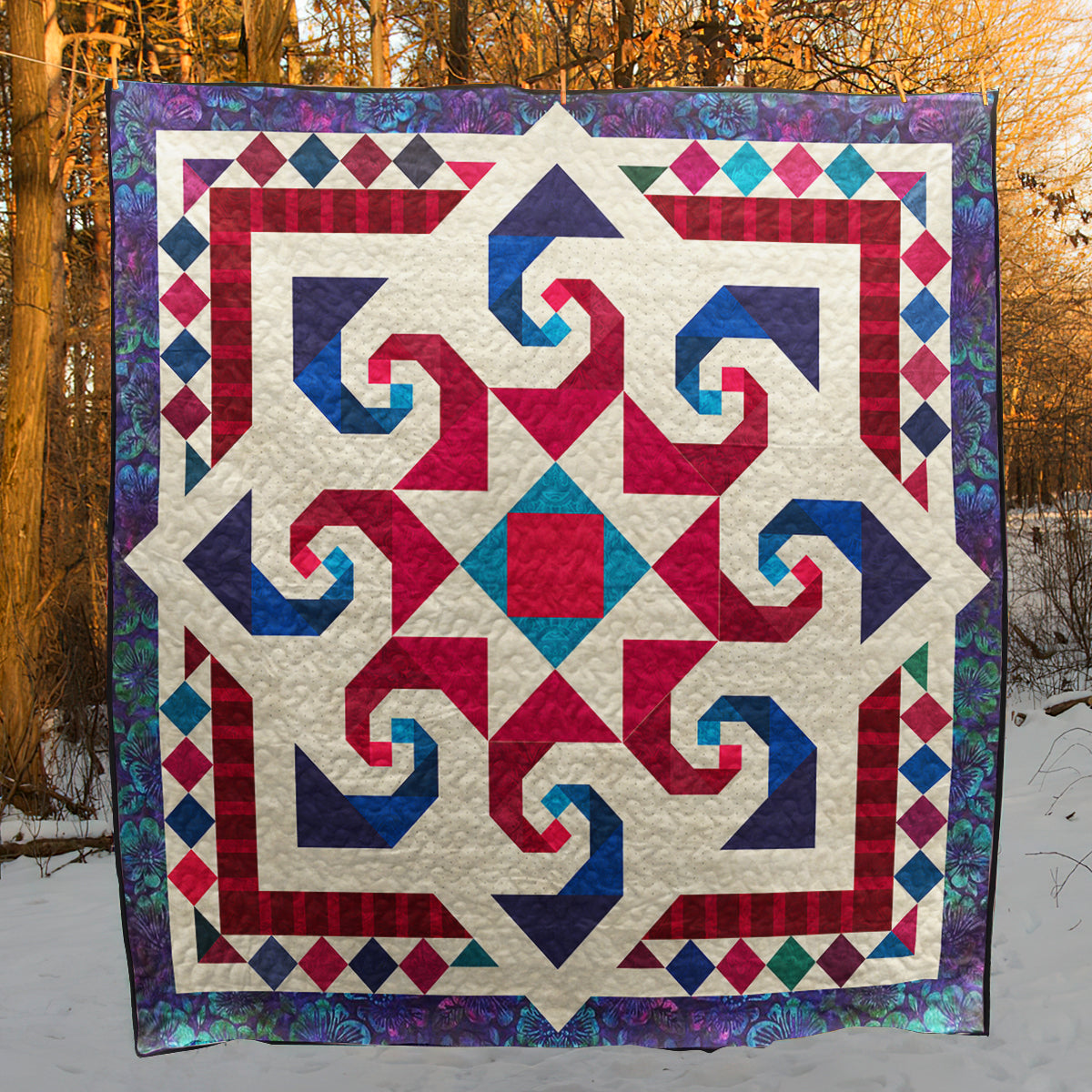 Trail Quilt Blanket HN080705M