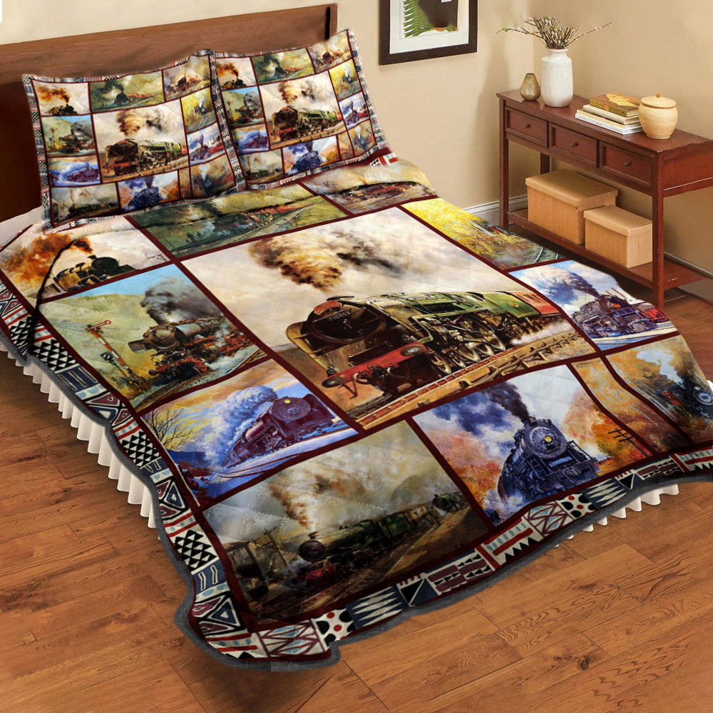 Train Quilt Bedding Set MT1509003