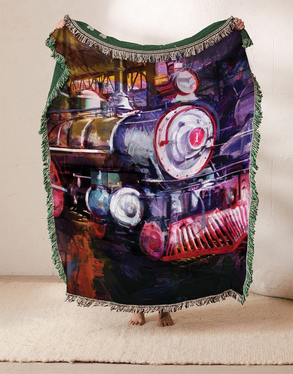 Train VD1410258S Throw Blankets For Sofa