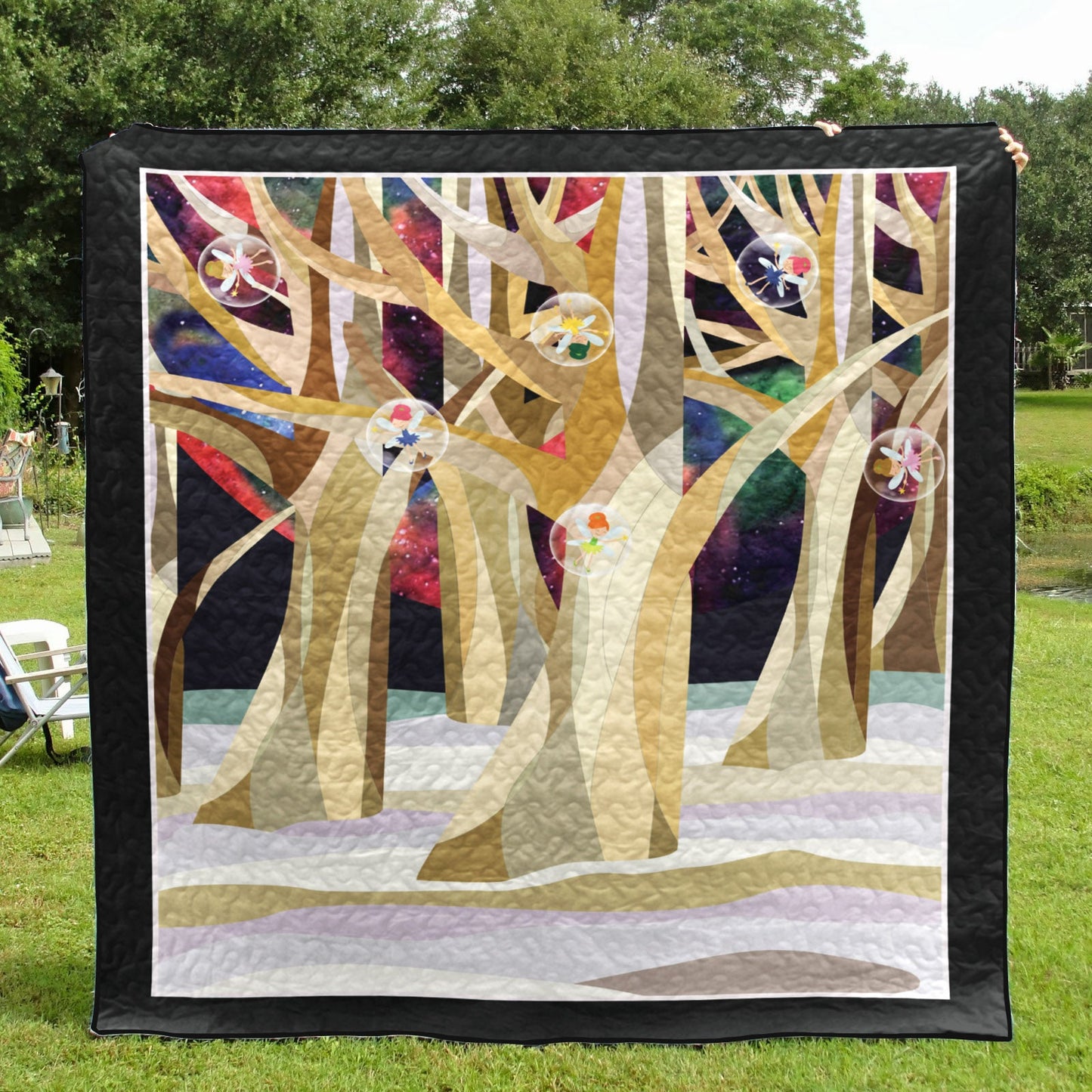 Tree CLA2310477Q Quilt Blanket