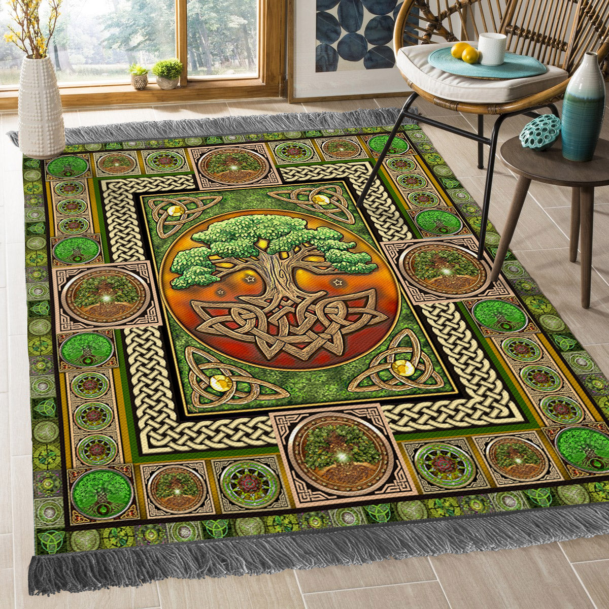 Tree Of Life BT0210257O Decorative Floor-cloth