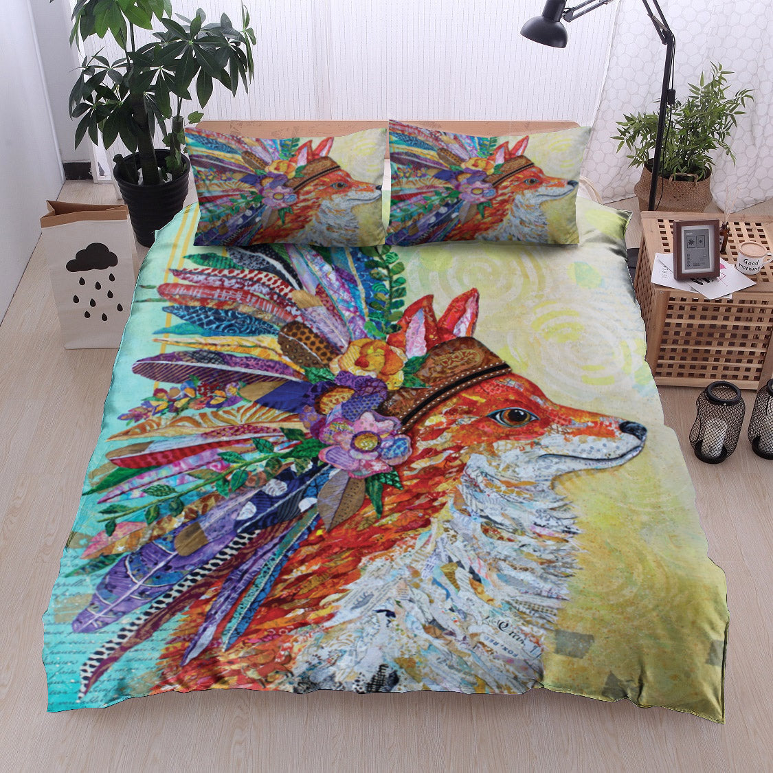 Tribal Fox HN07100212B Bedding Sets