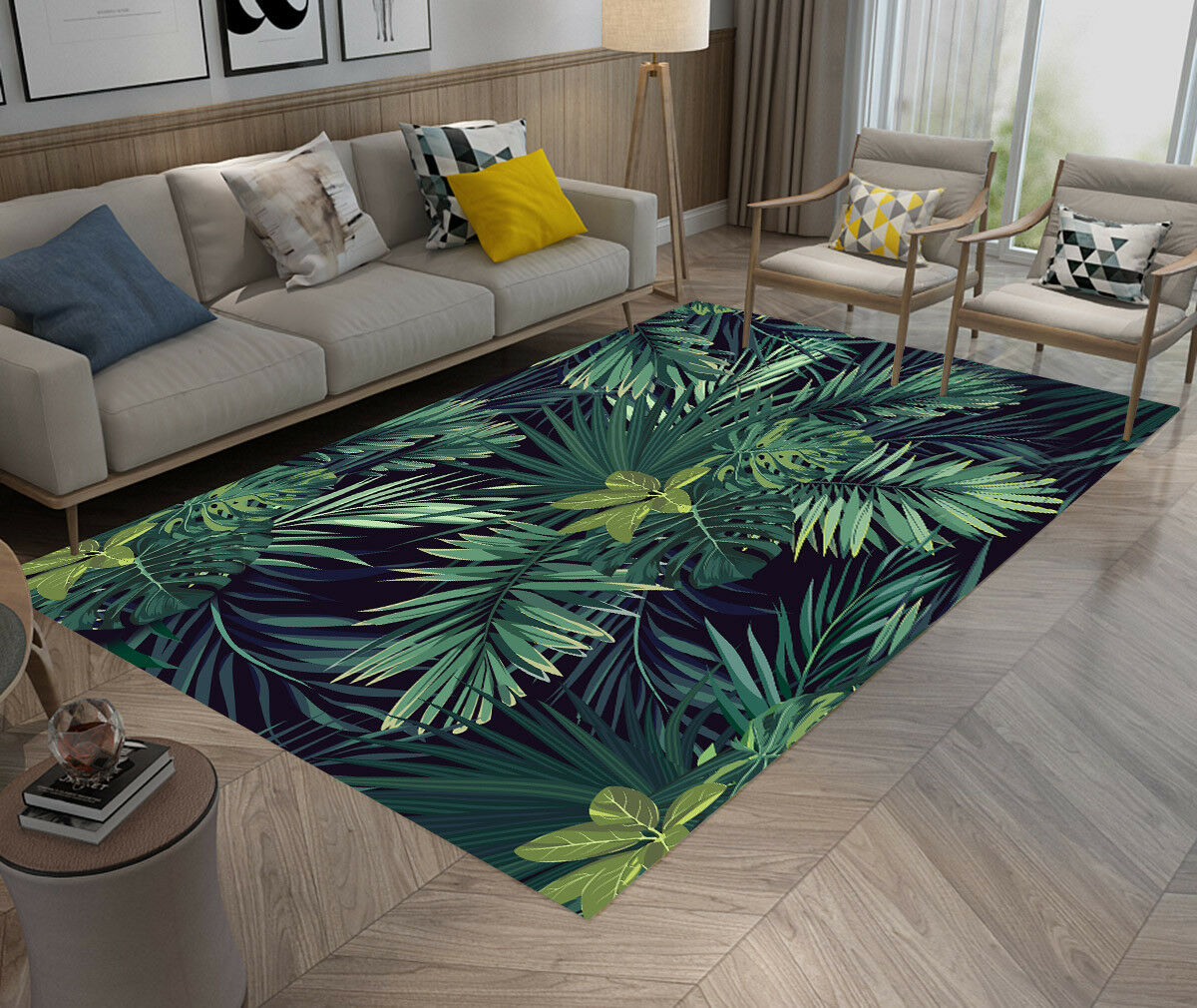 Tropical Palm Leaf CL04100151MDR Rug