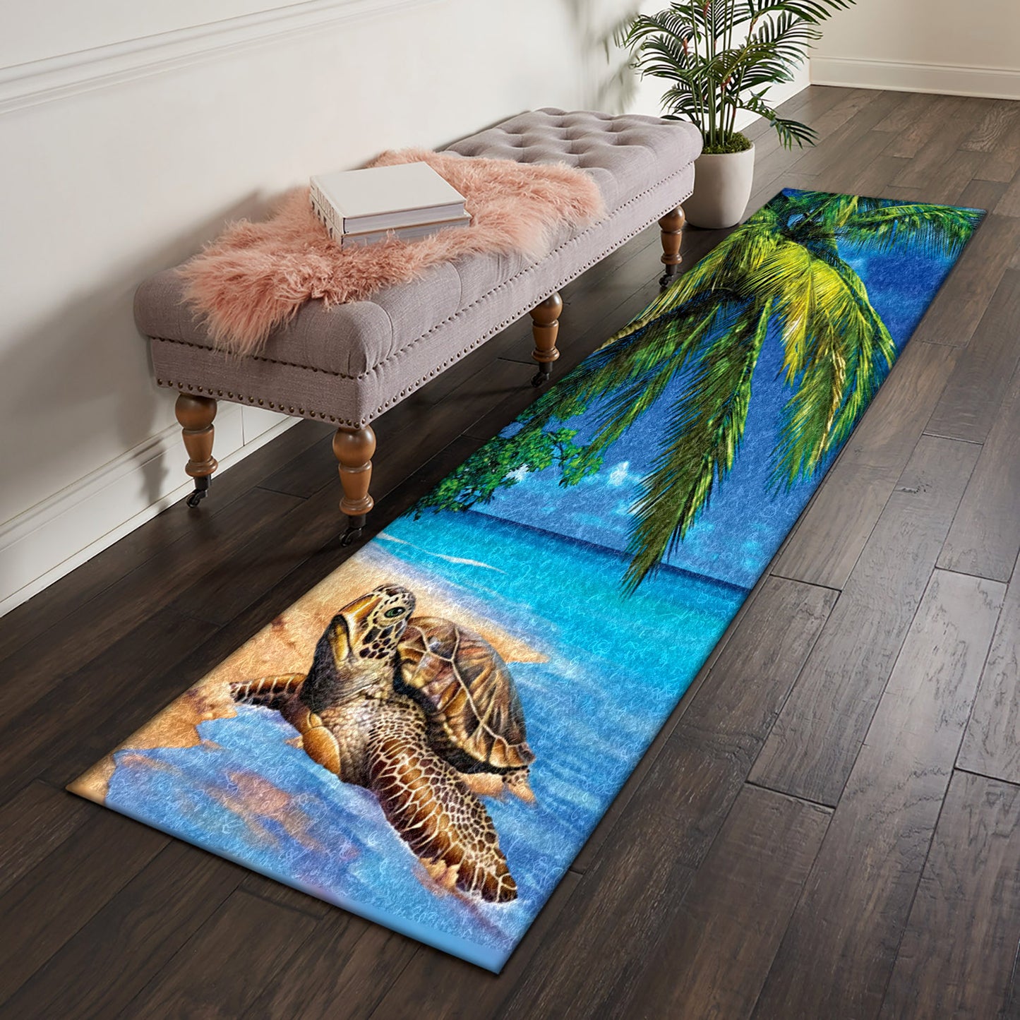 Turtle AA111022N Runner Rug