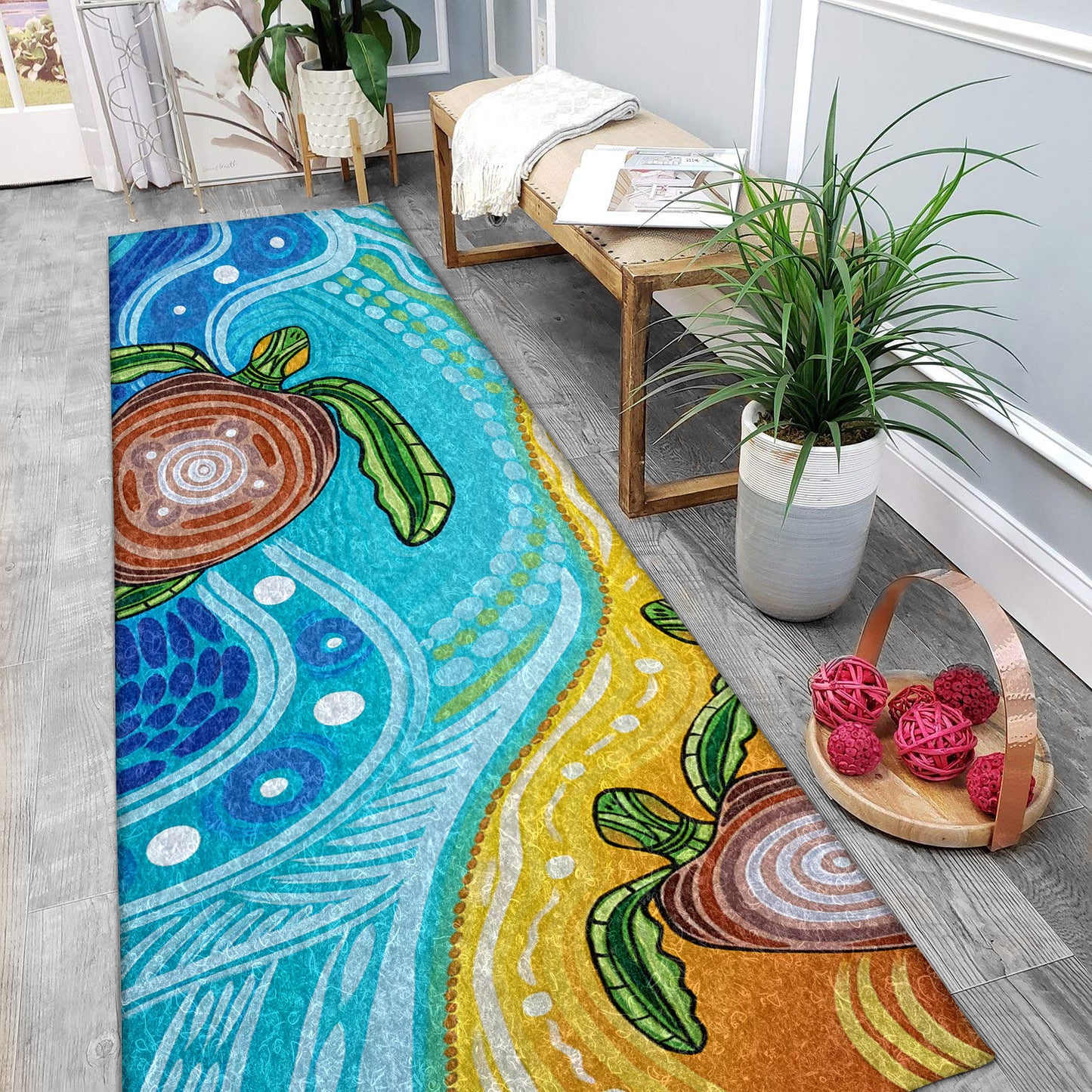 Turtle AA2210056N Runner Rug