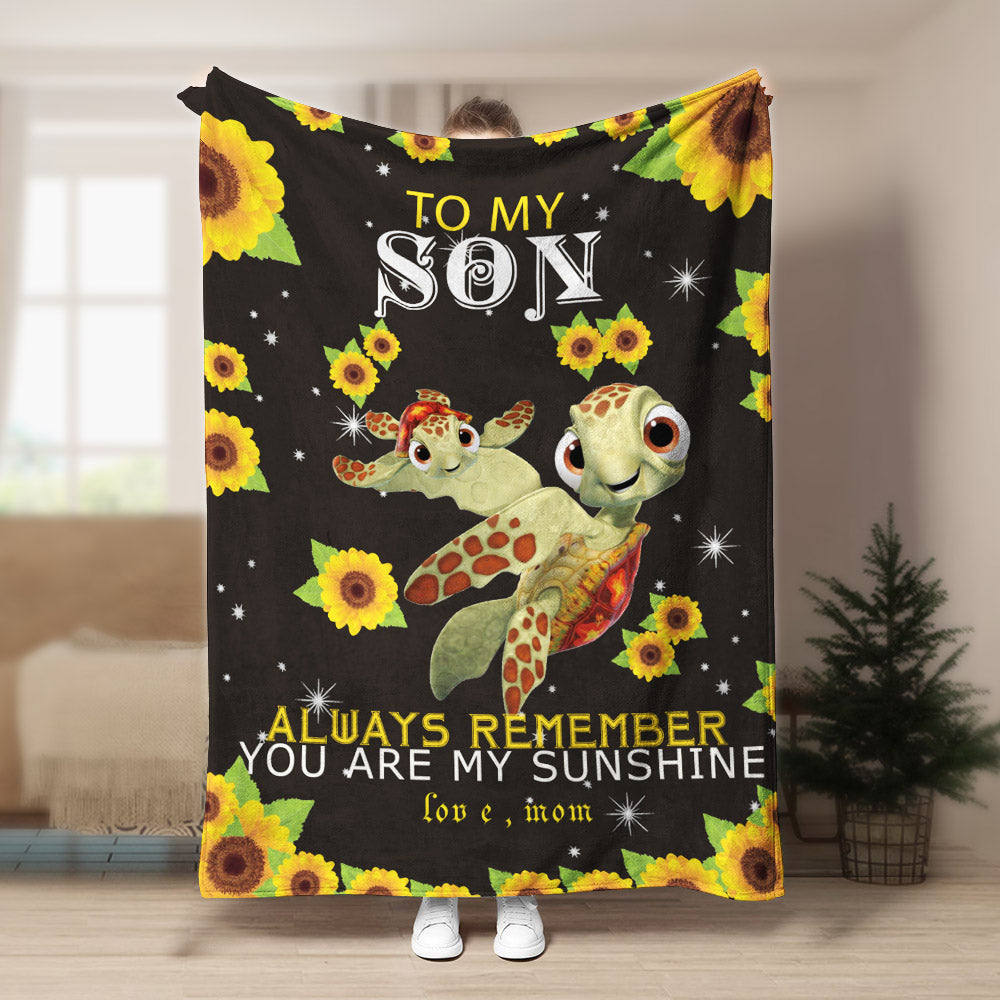 Turtle CL240892MD Sherpa Fleece Blanket