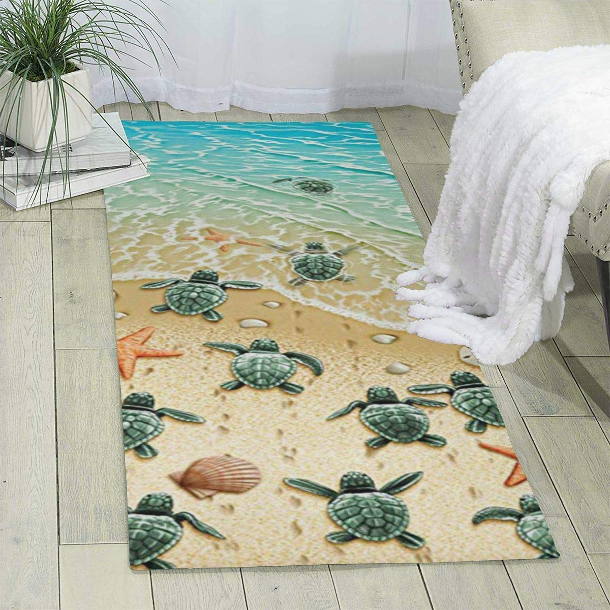 Turtle CLA1909142RU Runner Rug