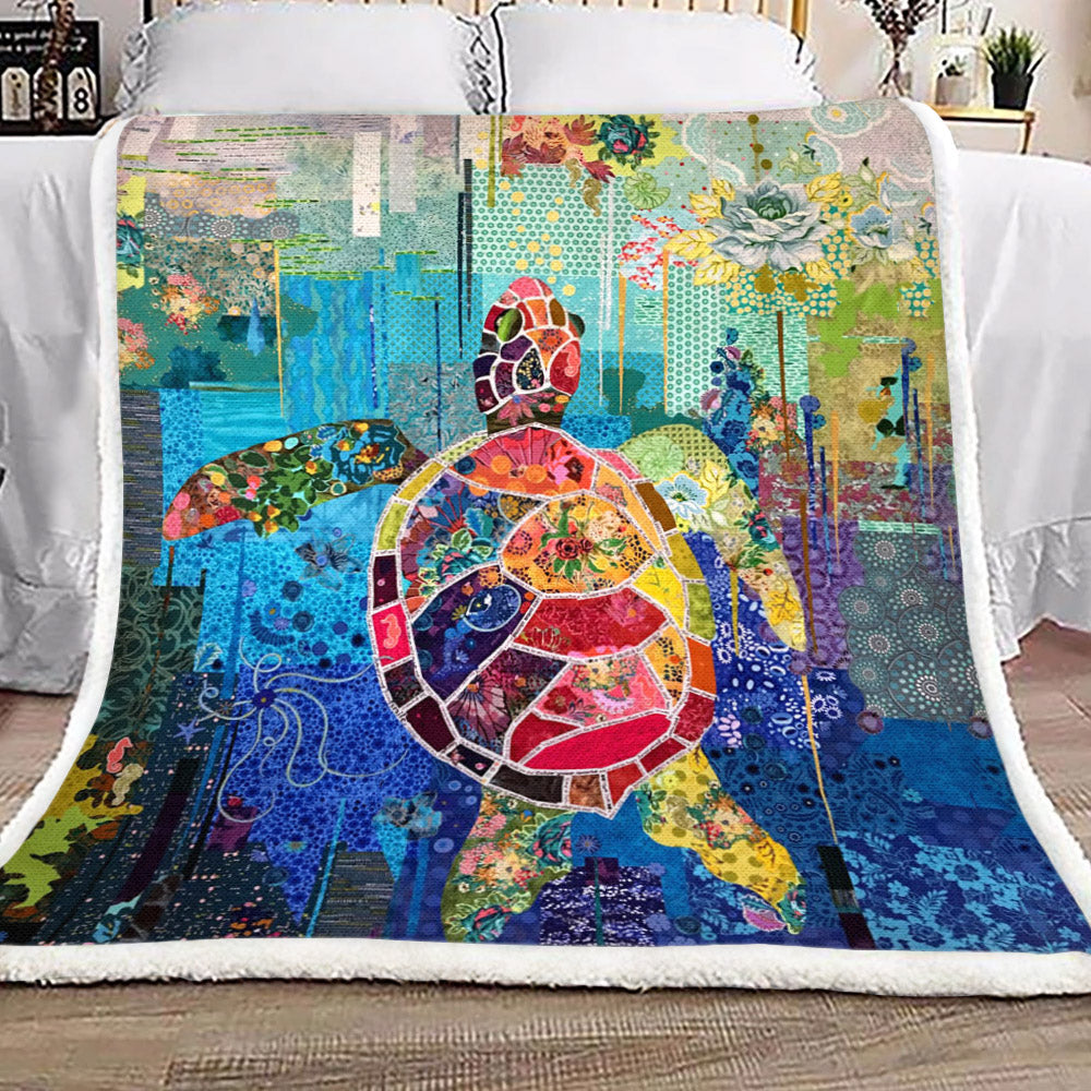 Turtle HM1709236TT Sherpa Fleece Blanket