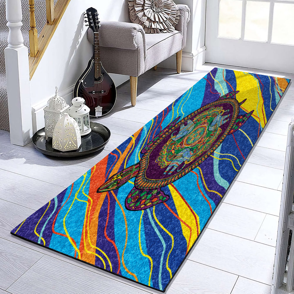 Turtle Mandala VD3110005RU Runner Rug