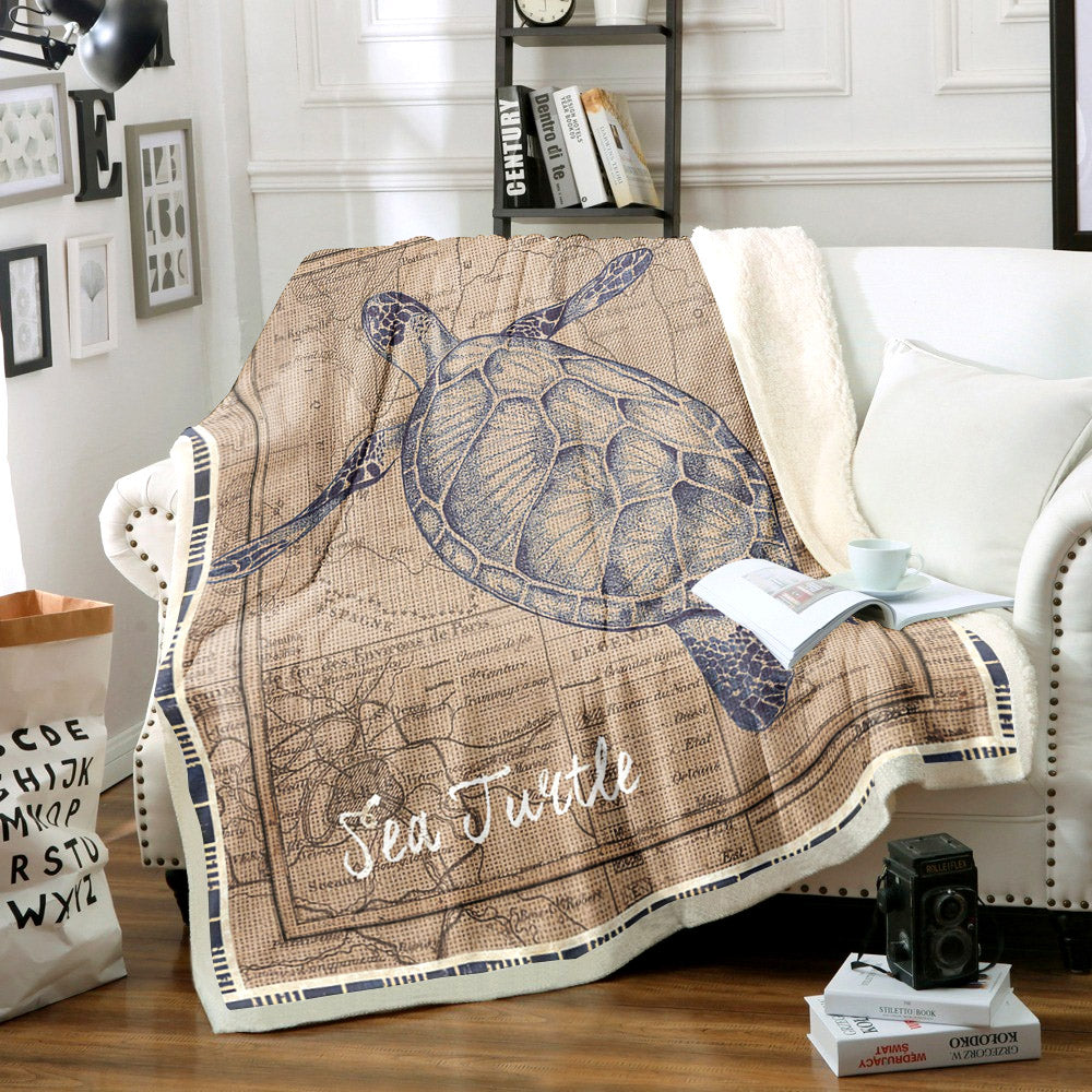 Turtle NN1710142TT Sherpa Fleece Blanket