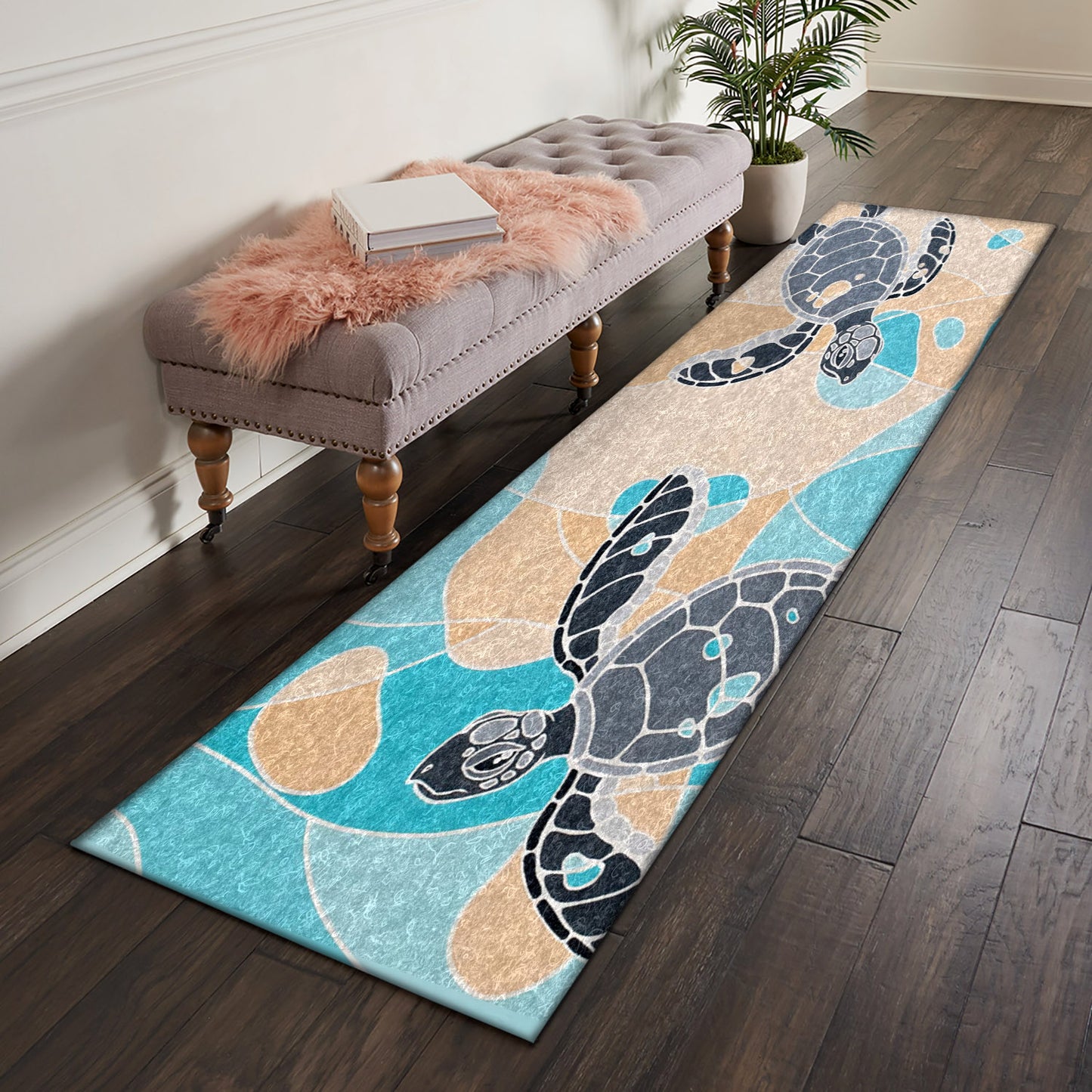 Turtle TN031085N Runner Rug
