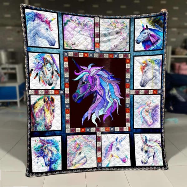 Unicorn CLH0612659Q Quilt Blanket