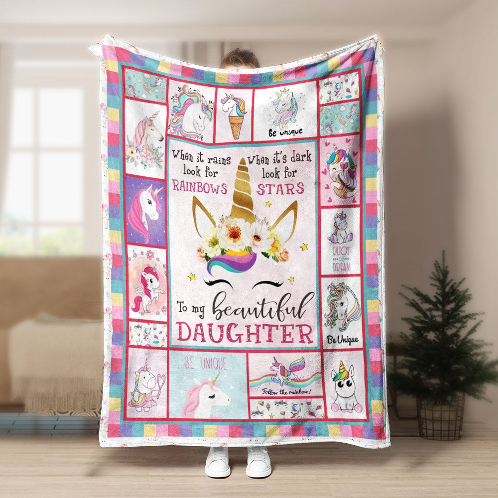 Unicorn CL270861MDF Sherpa Fleece Blanket