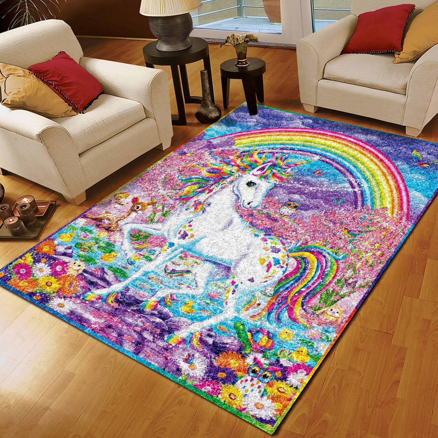 Unicorn With Rainbow CLA2110057R Rug